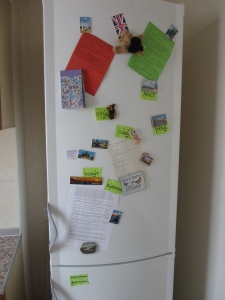 Russian has taken over my fridge!