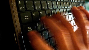 Fingers touch typing