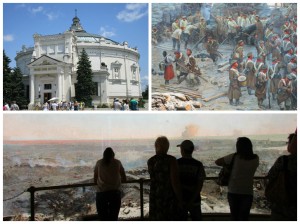 Panorama building and bits of the Crimean War painting inside