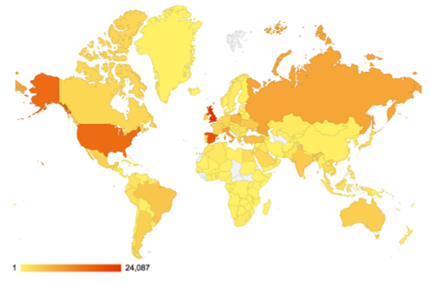 sandy-millin-blog-world-map-of-visitors-2016