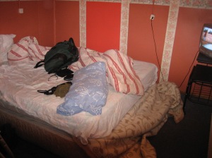 My room in Blue House 2, Punta Arenas (burnt down 36 hours after I left) :(